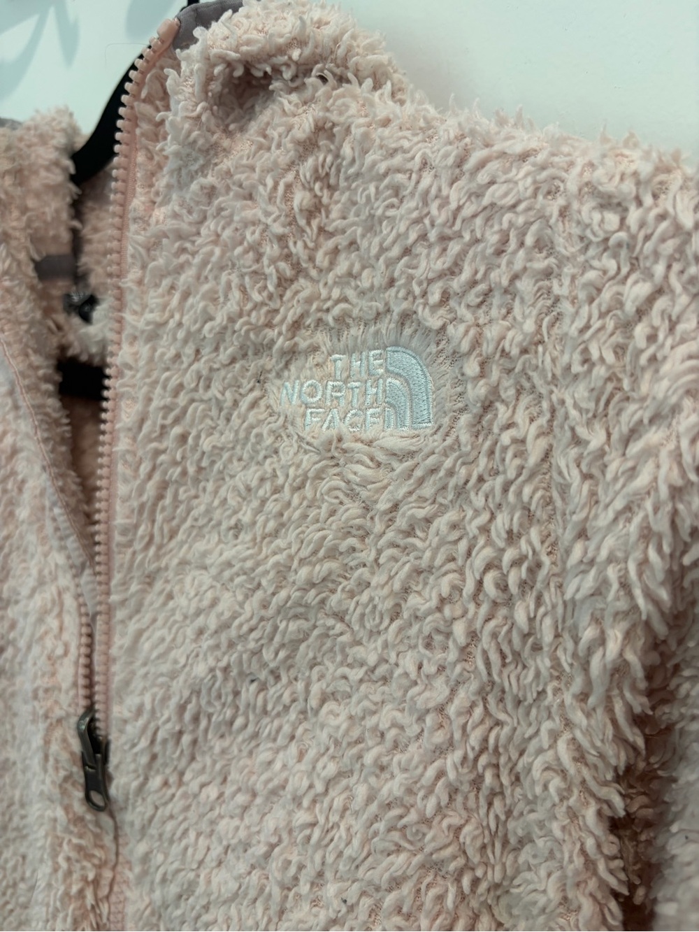 The North Face Plush Sherpa Zip Jacket - Light Blush